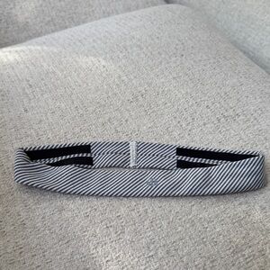 Lululemon Striped Headband with Black and White Design